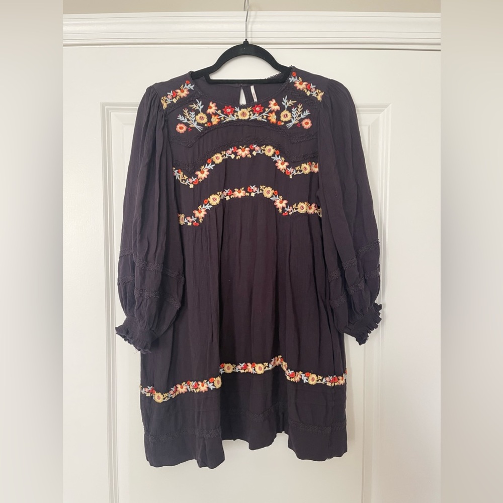 Free People Embroidered Dress